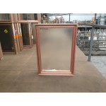 Timber Awning Window 1057mm H x 765mm W (Obscure) 